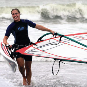 Schule in Neuseeland - Windsurfing