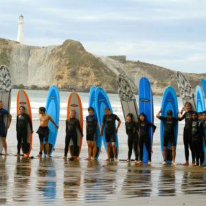 Schule in Neuseeland - Surfen