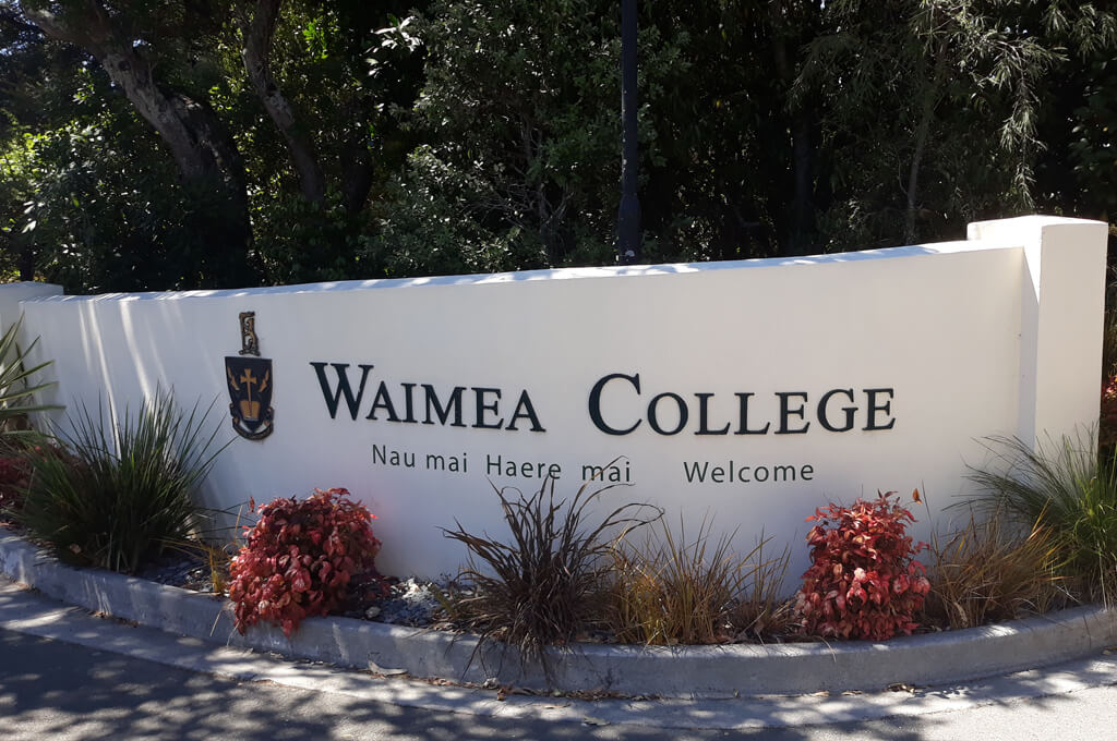 Waimea College - Schüleraustausch Neuseeland - Mit Study Nelson vor Ort